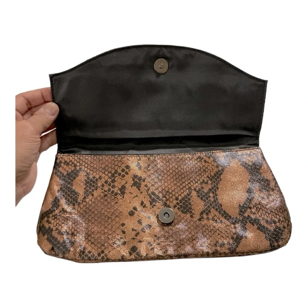 STYLE & CO. Snake print Clutch Bag